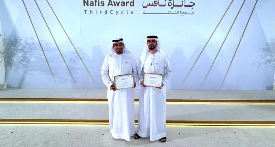 National Bank of Fujairah honoured for emiratisation excellence in Nafis award