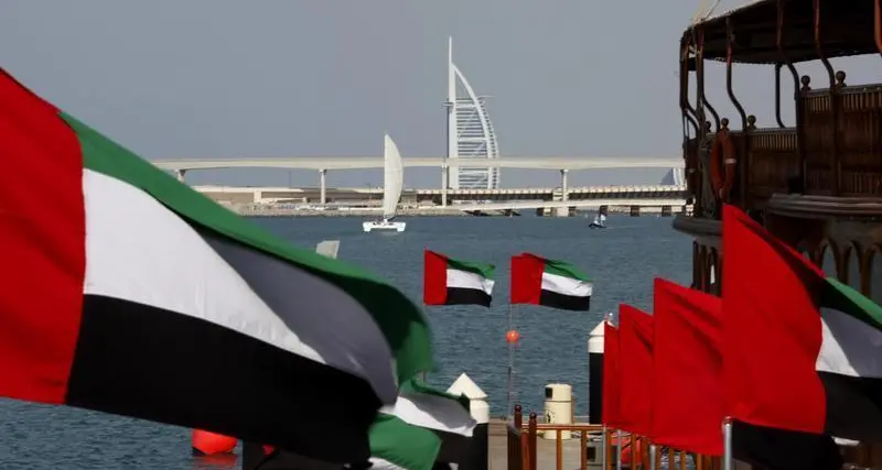 Fighter jets paint Dubai skies in UAE colours; 4,000 flags form Sheikh Mohamed’s portrait