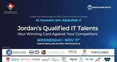 Ministry of Digital Economy and Entrepreneurship to host webinar promoting Jordan's ICT competitiveness