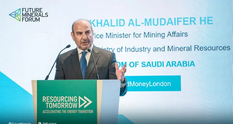 Minerals indispensable for transition to renewable energy, says Saudi's Al-Mudaifer