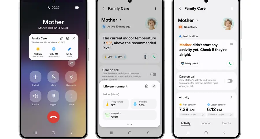 Samsung elevates experiences to care for users and their families with SmartThings update