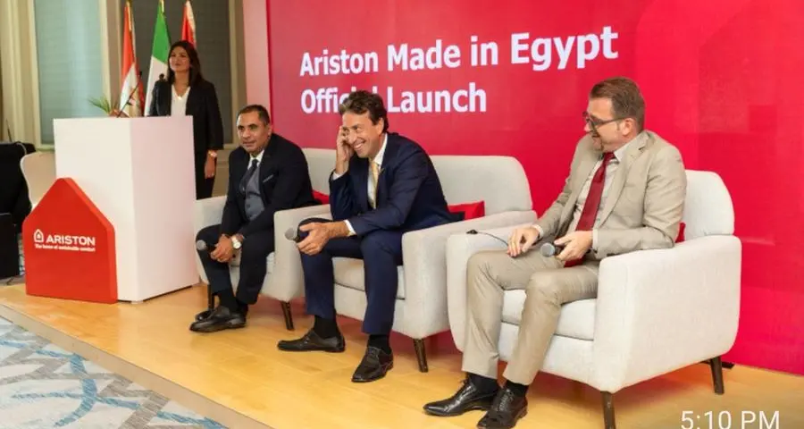 Ariston brings Italian excellence to Egypt with locally produced water heaters