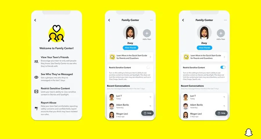 Snap Inc. launches Family Center content controls for Snapchat