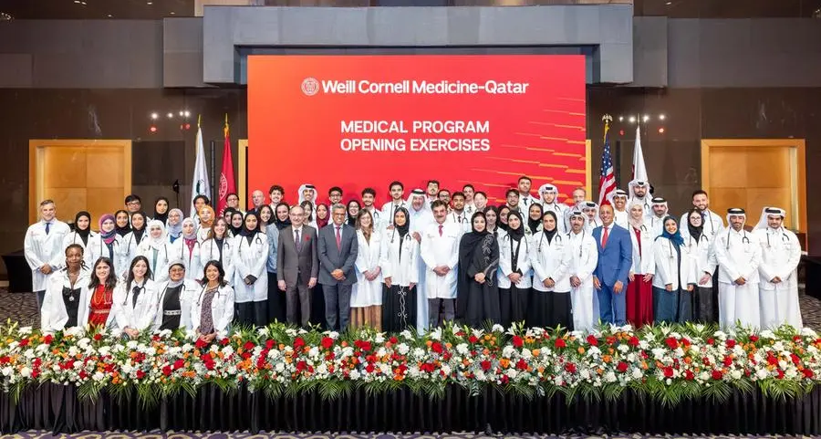 WCM-Q’s new cohort of medical students receive their white coats