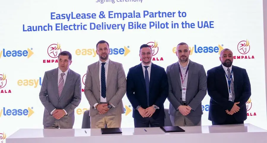 EasyLease signs MoU wi th Empala to conduct electric delivery bike proof of concept in UAE operations