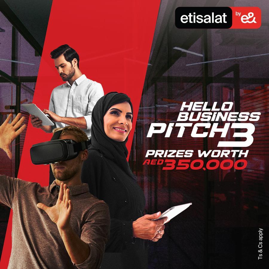Etisalat by e& launches Hello Business Pitch 3 competition for the startup community