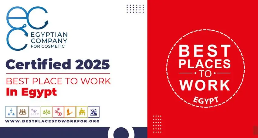 Egyptian Company for Cosmetics certified as one of the Best Places to Work in Egypt for 2025