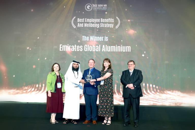 The Emirati Global Aluminum Mental Health Program “SALAMA” wins a regional award in recognition of its excellence