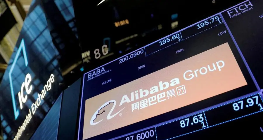 China stocks wobble near 7-month low; Alibaba lifts HK shares