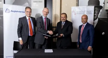 Bahrain Steel Signs 20-Year Pellet Feed Agreement with Anglo American Supporting Enhanced Production Capacity and Sustained Growth