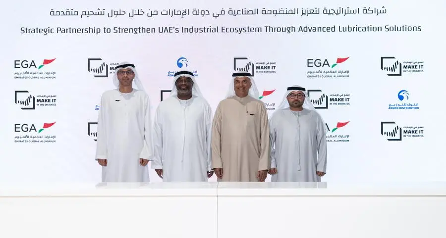 EGA and ADNOC Distribution sign agreement on lubricants supply, enhancing UAE industrial resilience