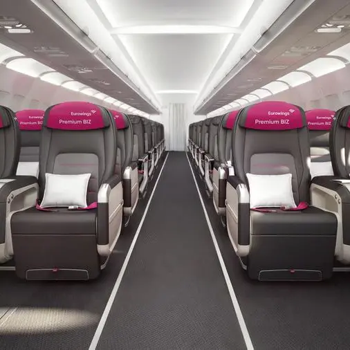 Eurowings introduces Premium BIZ Seat on medium-haul flights and expands services to Germany