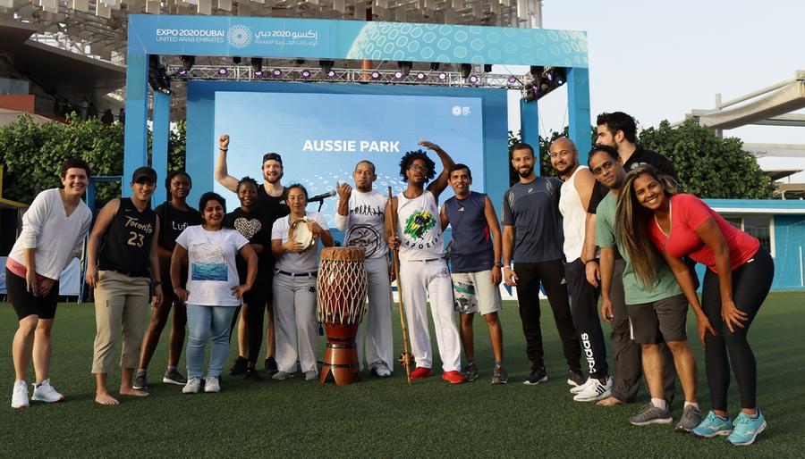 Capoeira do Brasil conquista o coração dos visitantes na Expo 2020