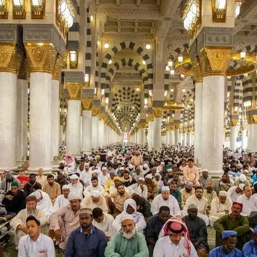 Over 6mln people perform prayers at Prophet's Mosque in a week