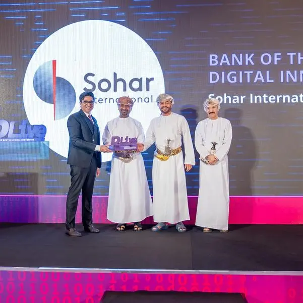 Sohar International wins prestigious 'Bank of the Year in Digital Innovation' award at DLive Awards 2025