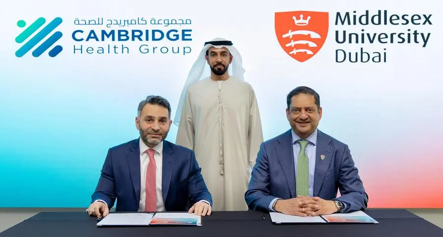 Cambridge Health Group and Middlesex University Dubai sign strategic partnership