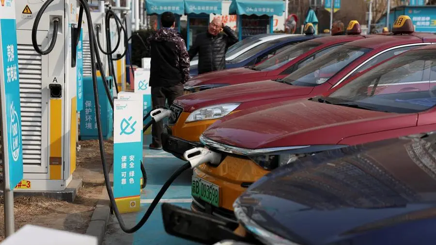 China turns to electric taxis to soften Hormuz oil shock
