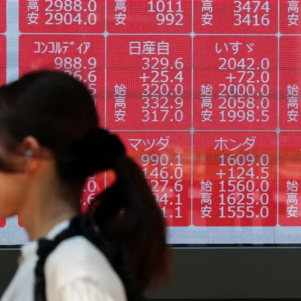 Shares scale fresh tops in Asia, oil slips on truce talks