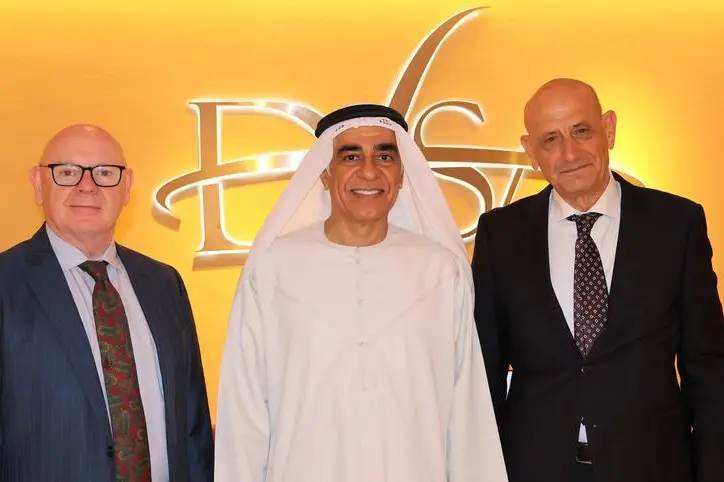 Left to right: Ian Johnston, Chief Executive, Dubai Financial Services Authority; Fadel Al Ali, Chairman, Dubai Financial Services Authority; Jalil Tarif, Secretary General of the Union of Arab Securities Authorities. Image courtesy: DFSA