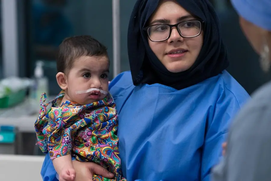 Healthpoint\\u2019s team volunteered their time to support the multidisciplinary medical volunteers of Operation Smile UAE. Image Courtesy: M42
