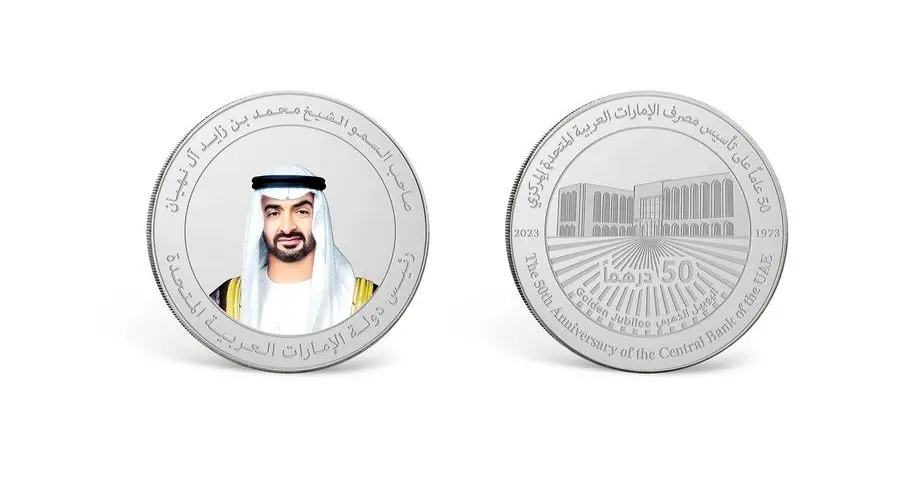 CBUAE issues silver commemorative coins marking its Golden Jubilee