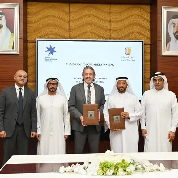 اتحاد \"غرف الإمارات\" يوسع نطاق شراكاته الدولية ويوقع مذكرة تفاهم مع غرفة تجارة وصناعة استراليا