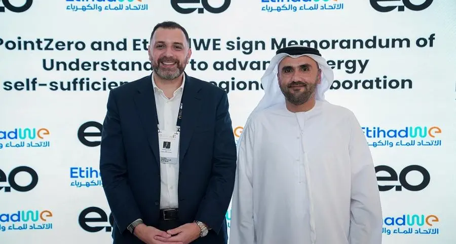 الاتحاد للماء والكهرباء توقع مذكرة تفاهم مع \"إي بوينت زيرو\"