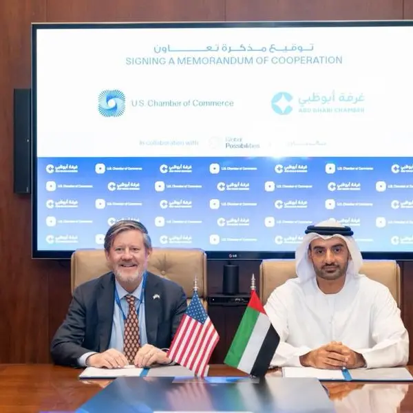 غرفة أبوظبي وغرفة التجارة الأمريكية توقعان اتفاقية استراتيجية لتعزيز الاستثمارات وتوسيع الشراكات بين البلدين
