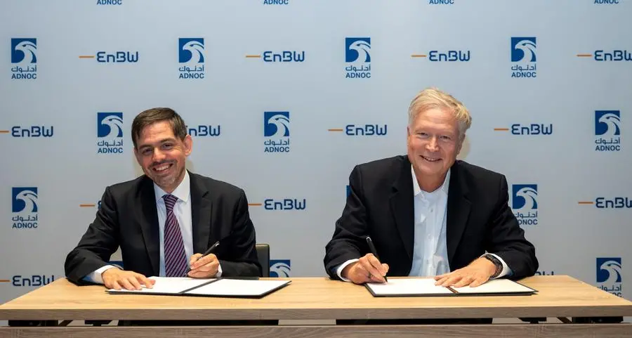 ADNOC signs 15-year, 0.6 mtpa sales and purchase agreement with EnBW for Ruwais LNG project