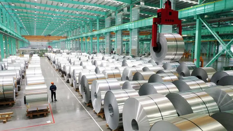 Aluminium nears four-year high on Middle East supply fears