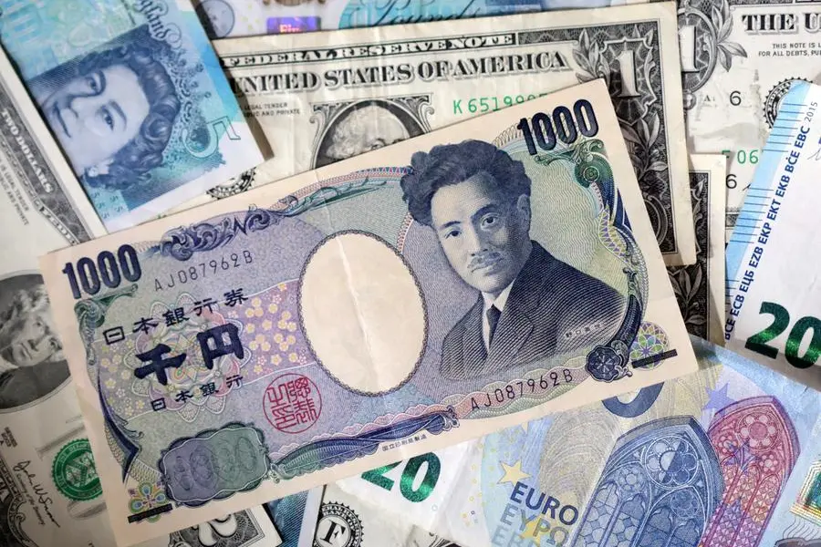 U.S. dollar, Euro, Yen and Pound banknotes are seen in this illustration taken May 4, 2025. REUTERS/Dado Ruvic/Illustration. , Reuters