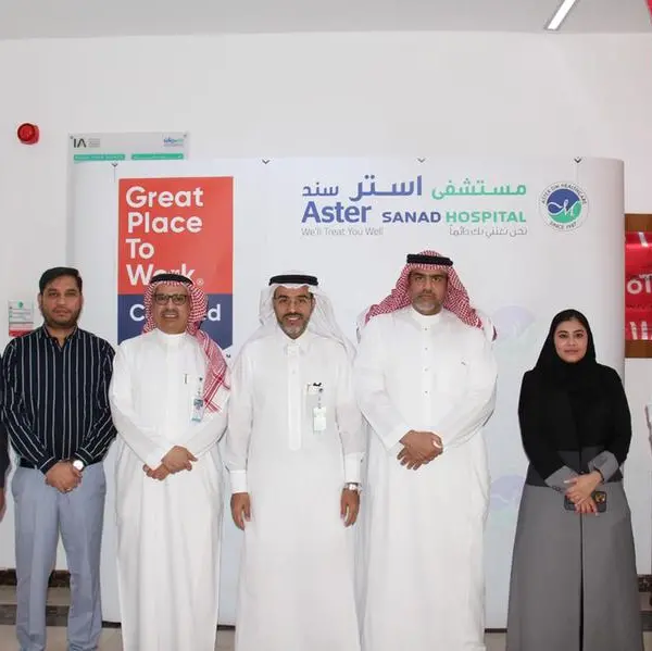 Aster DM Healthcare recognized as Great Place To Work in Saudi Arabia and other GCC countries