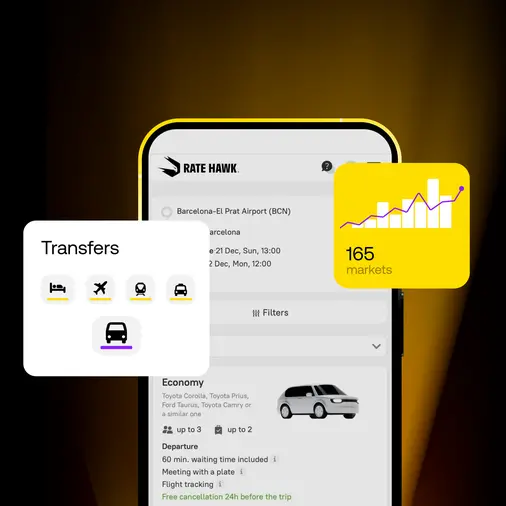 RateHawk reports 100% growth in car rental and transfer bookings
