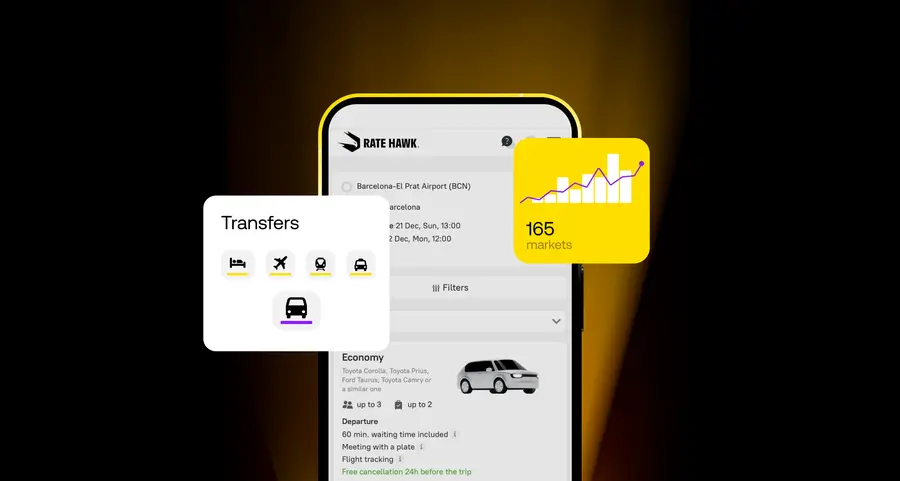 RateHawk reports 100% growth in car rental and transfer bookings