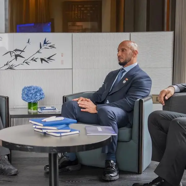 Abdulla Al Hamed meets leading media and technology executives in Shanghai