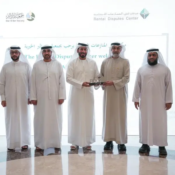 Rental Disputes Center receives AED 1mln from Dar Al Ber Society to support tenants facing rental defaults in Dubai