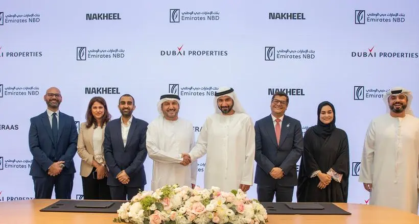 دبي القابضة للعقارات وبنك الإمارات دبي الوطني يطلقان حلولاً متكاملة للتمويل العقاري لمشاريع قيد الإنشاء لدى \"مِراس\" و\"نخيل\" و\"دبي للعقارات\"