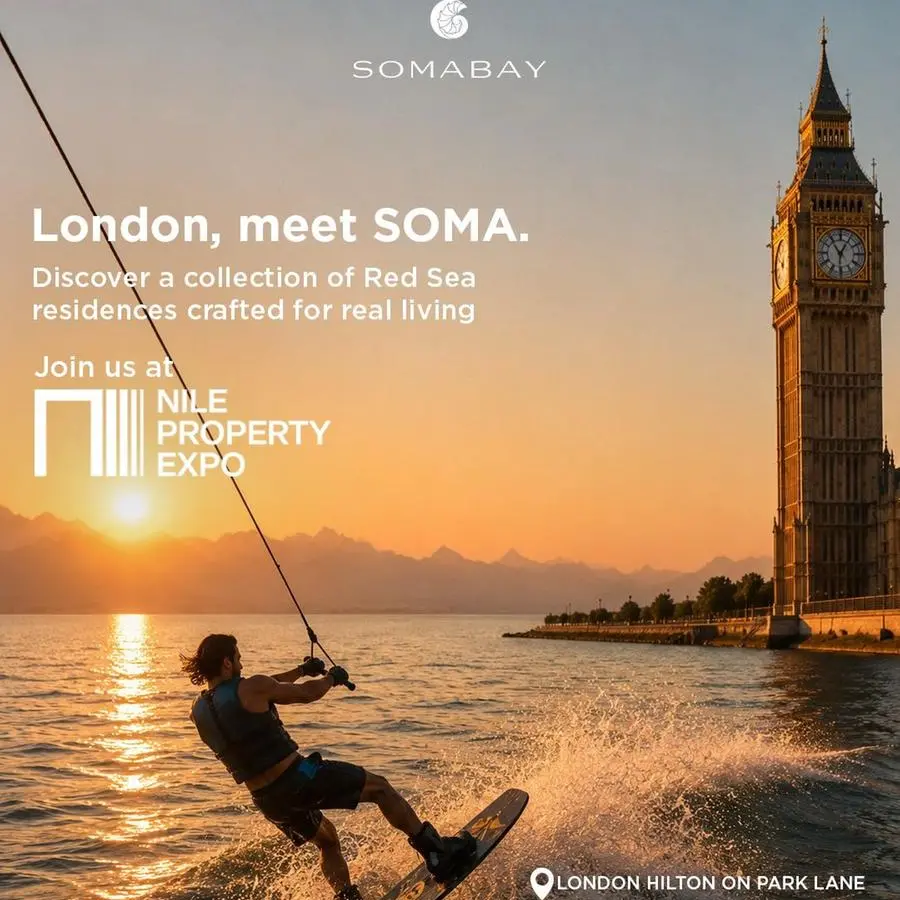 سوما باي تعزز مكانة الاستثمار الساحلي الفاخر في مصر خلال الدورة العشرين من معرض Nile Property Expo في لندن