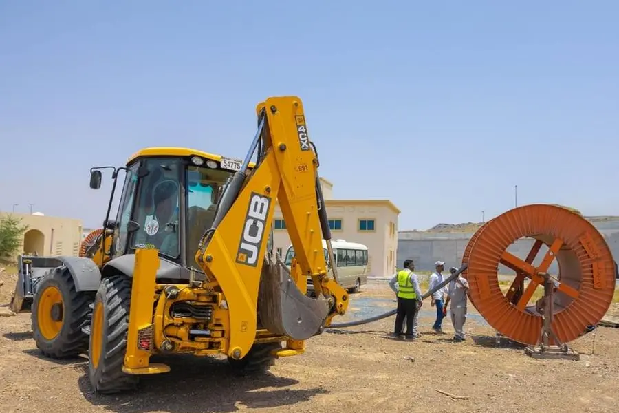 SEWA develops power network in 15 sites across Central Region. Image courtesy: WAM