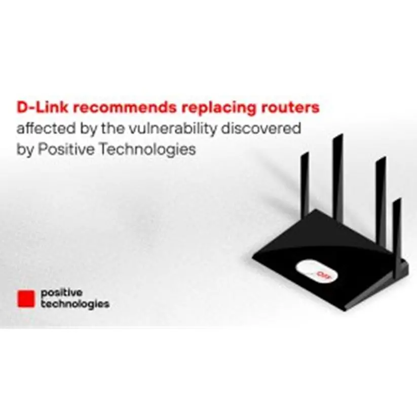 D-Link recommends replacing routers affected by the vulnerability discovered by Positive Technologies