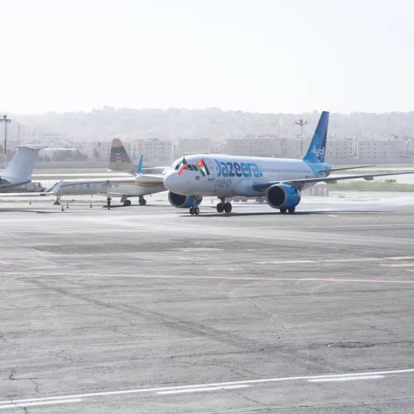 Jazeera Airways inaugural flight lands at Amman City Airport