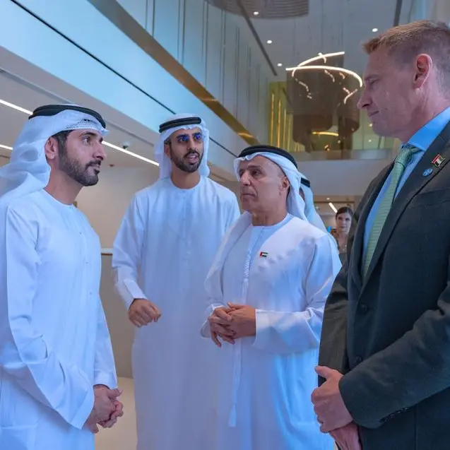 Hamdan bin Mohammed reviews newly completed Air Taxi Station near Dubai International Airport