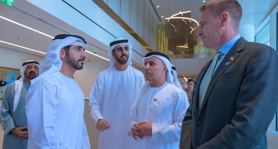 Hamdan bin Mohammed reviews newly completed Air Taxi Station near Dubai International Airport