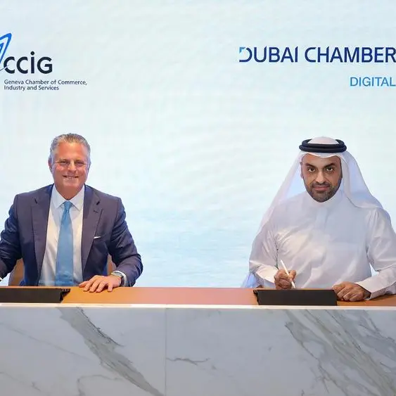 Dubai Chamber of Digital Economy signs MoU with Geneva Chamber of Commerce, industry, and services