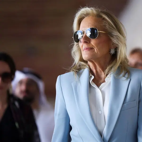 US First Lady Jill Biden arrives in Qatar