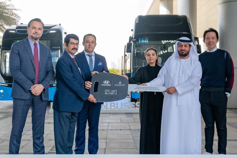 Hyundai Delivers Hydrogen Buses to Abu Dhabi: Pioneering Sustainable Public Transport