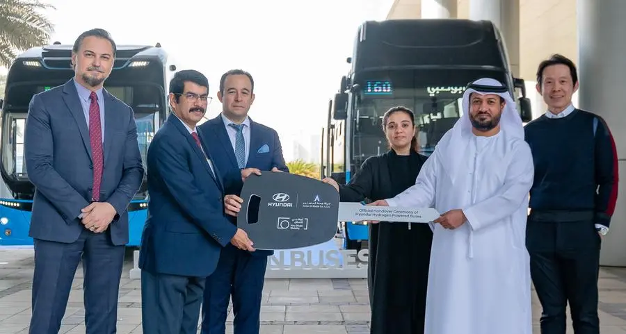 Hyundai UAE delivers Hydrogen Buses to \"Abu Dhabi Mobility\"