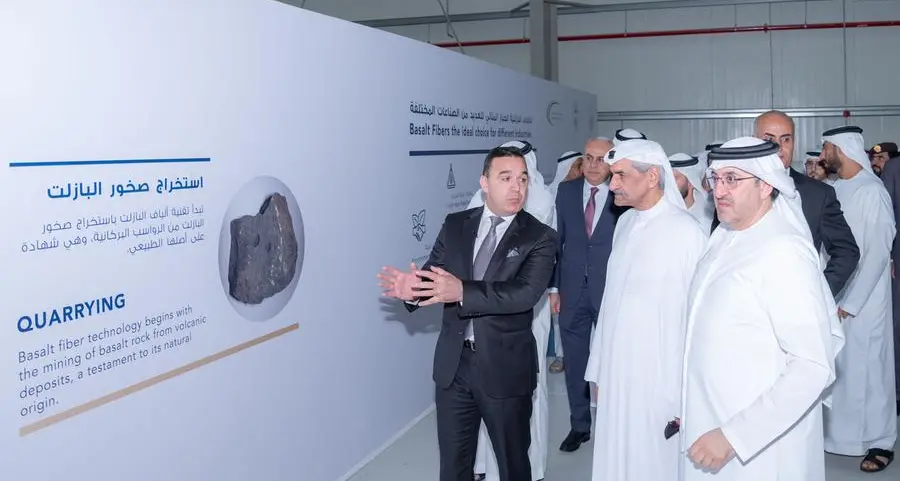 Fujairah Ruler opens region's largest basalt fibre facility