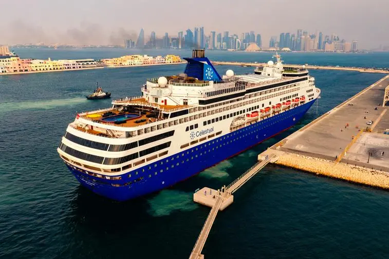 Celestyal Journey at Doha Port. Image Courtesy: Qatar Tourism