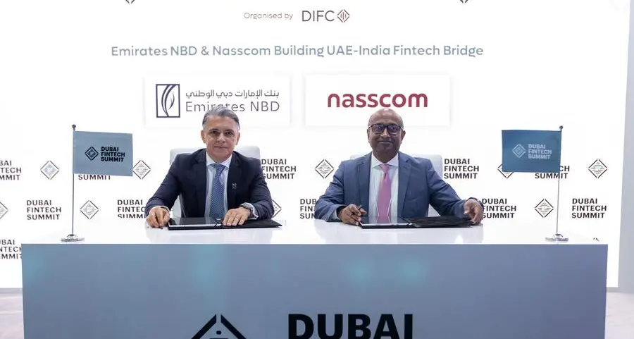 Emirates NBD partners with Nasscom to drive cross-border fintech innovation between the UAE and India